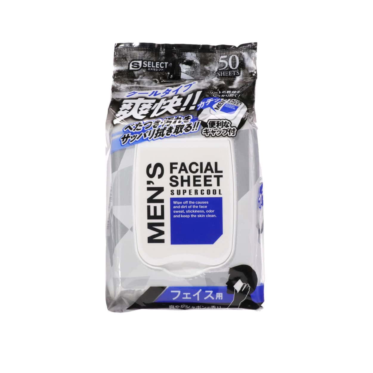 S Select Men'S Facial Sheet Supercool 50S